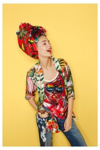 Desigual.Hielo.T-shirt.with.head.scarf.SS2016.61T24C9_1020