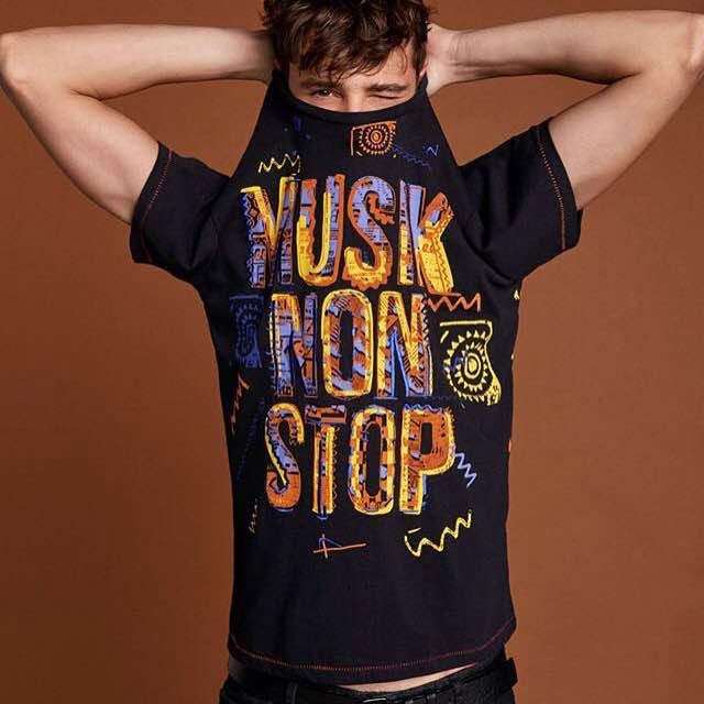 Desigual.Musik.Nonstop.Tshirt.man.FW2016