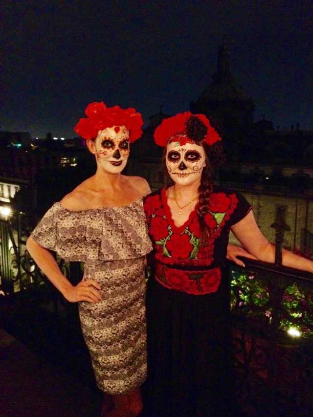 mexico-city-day-of-the-dead-rooftop-two-women