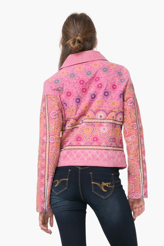 Desigual Florencia hand embroidered cotton jacket. Spring-Summer 2017. $425.95, now on sale @ 10% off. desigual-florencia-cotton-embroidered-coat-back-425-95-ss2017-71e2we8_3116