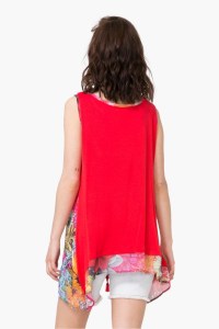 Desigual FULL SM LUKA tunic T-shirt. $99.95. Spring-Summer 2017. desigual-full-sm-luka-tunic-tshirt-back-99-95-ss2017-71t2eh3_3002