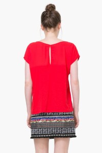 Back of Desigual KUKITA T-shirt. $99.95. SS2017. desigual-kukita-t-shirt-back-99-95-ss2017-71t2yt9_3075