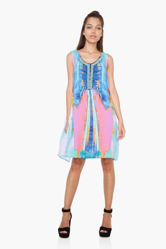 Desigual MADRID dress. $189.95. Spring-Summer 2017 collection, Global Traveller.