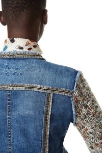 Back detail of Desigual EXOTIC RUFFLES coat. $239.95. FW2017 17WWED22