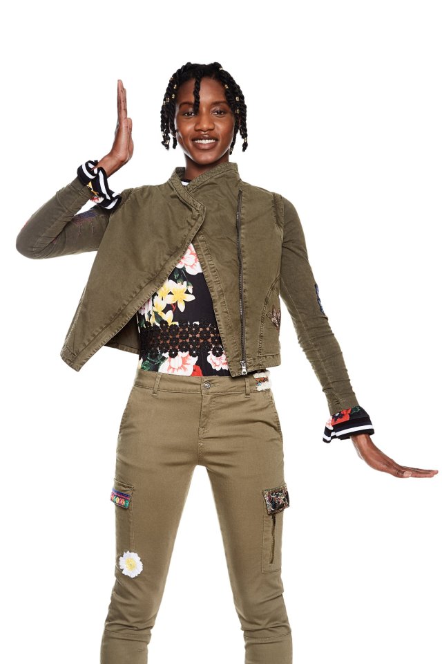 Desigual INNOCENZA jacket. $255.95. SS2018.<