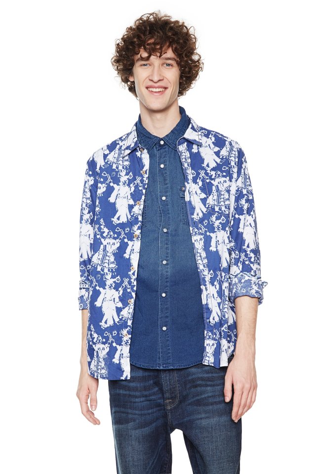 Desigual KRISTO shirt. $125.95. SS2018.