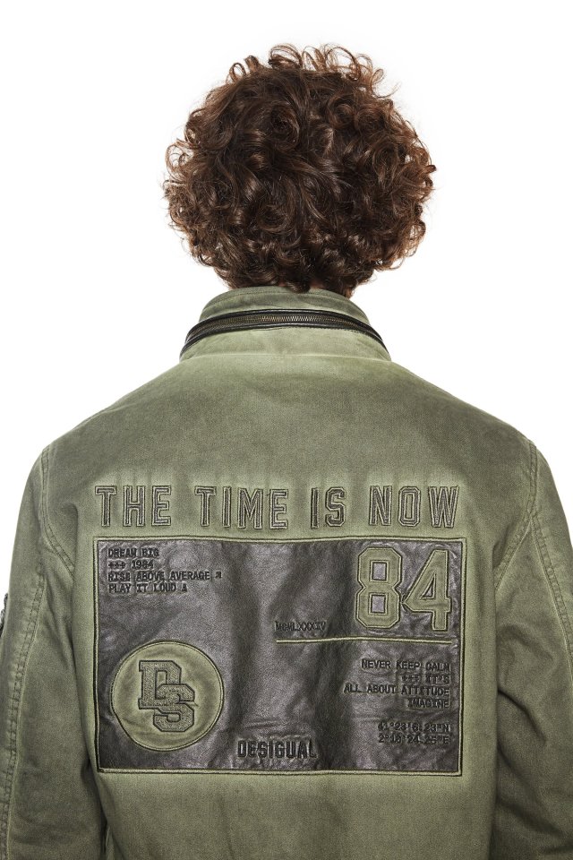 Desigual THIERRY cotton bomber jacket. $307.95. SS2018.