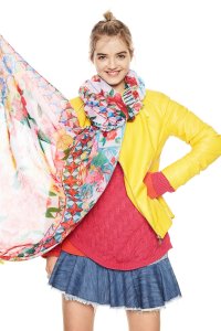 Desigual LITTLE scarf. $65.95. SS2018.