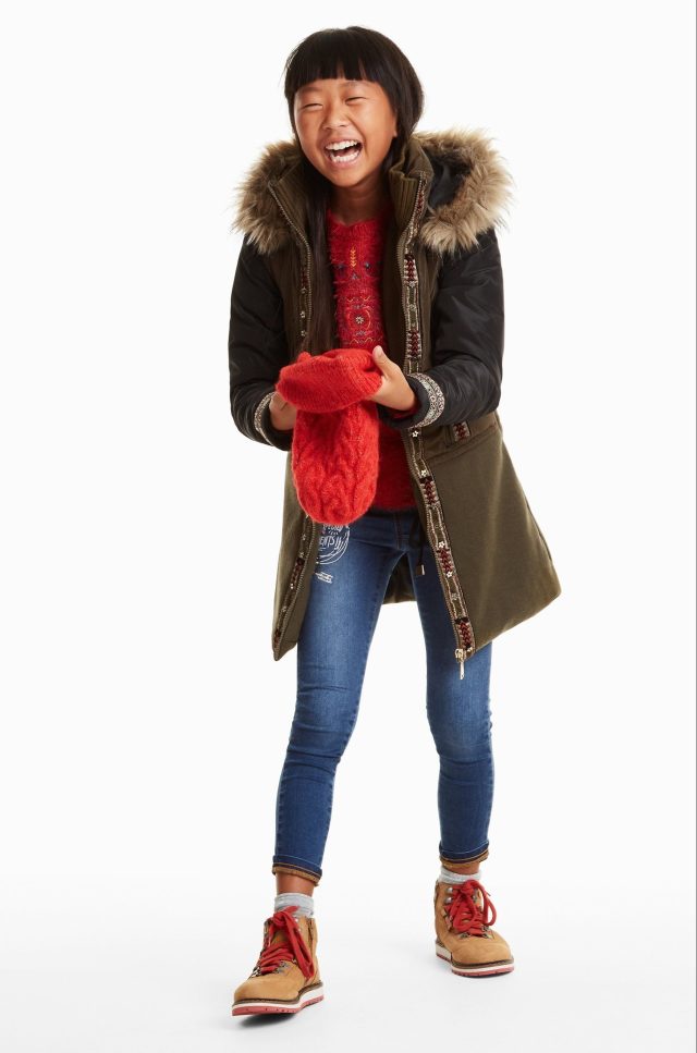 Desigual kids ZENON coat. Was $179.95, now 40% off ($108).