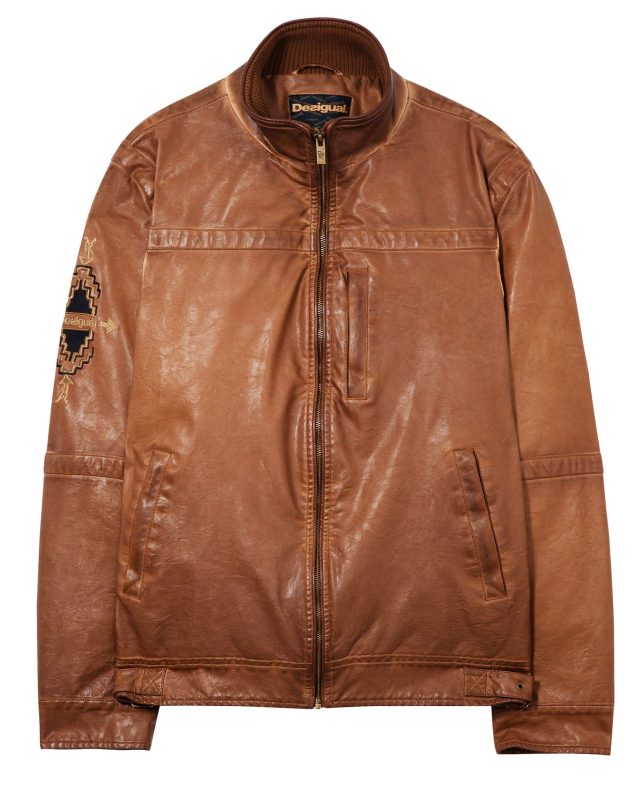 Desigual ALBERTO vegan leather jacket FW2019.
