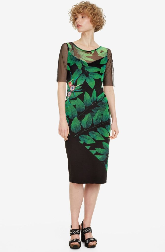 desigual green dress DESIGUAL. Green dress with low back. TS – Hibuy market main image 1