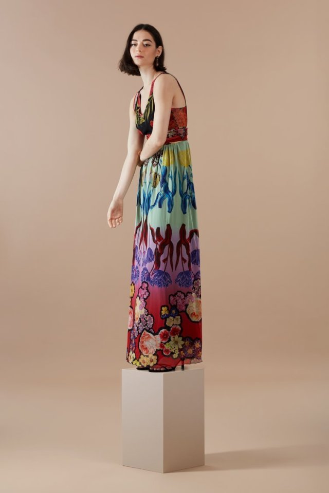 Desigual CLAVELITOS maxi dress by Christian Lacroix. 