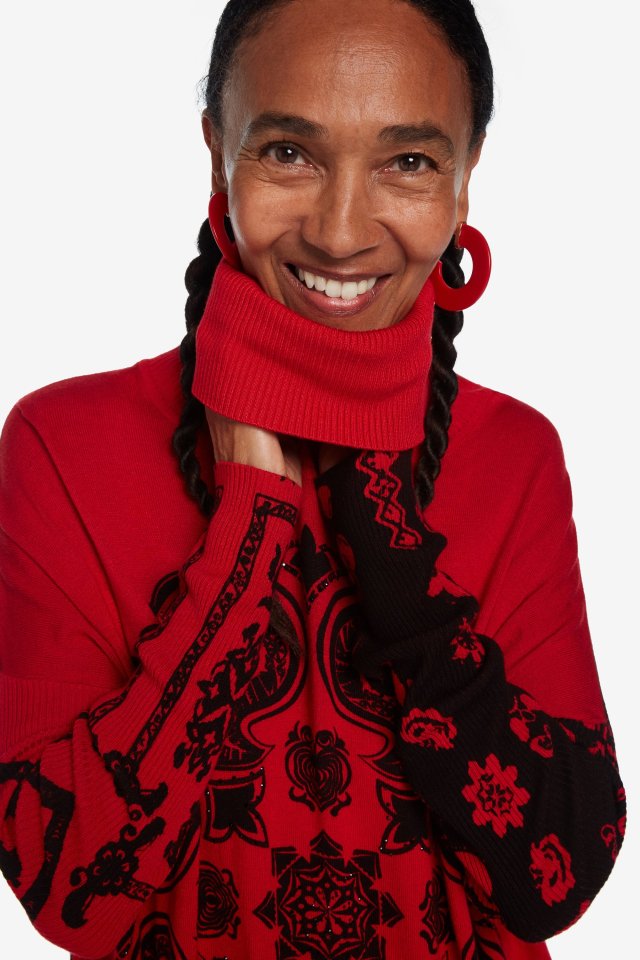 Desigual PORTLAND turtleneck sweater FW2019.