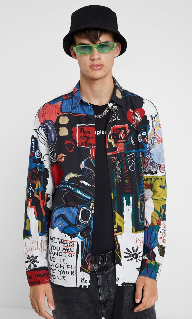 Desigual CHANTAL cotton shirt. $149.95. FW2019.