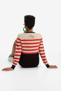 Desigual DALLAS striped sweater FW2019.
