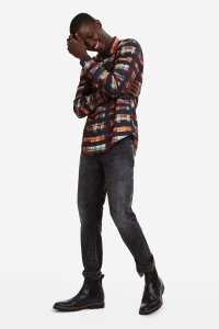 Desigual KEVIN arty tartan shirt