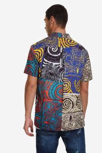 Desigual PETEX Fluid Hawaiian shirt. $135.95. FW2019. 100 percent viscose, a natural fibre that feels like silk.