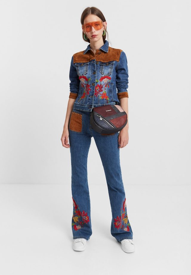 Desigual West Londo boho flared jeans