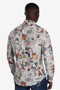 Desigual ZACARIAS cotton shirt. $125.95. FW2019.