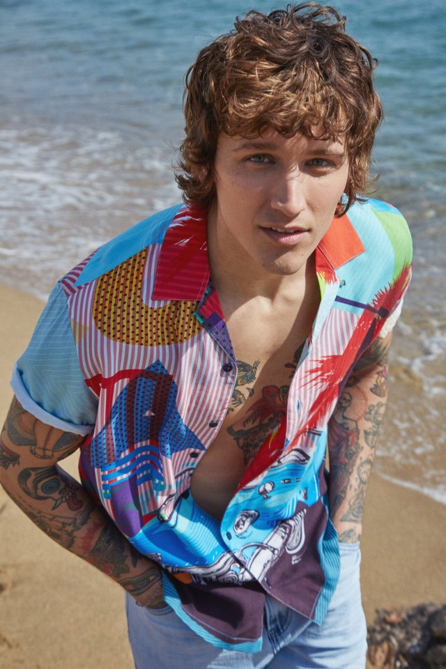 Desigual BERNARD CUBA RESORT shirt. $135.95. FW2019.