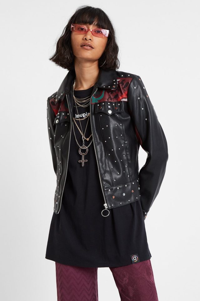 Desigual CAROLE faux leather jacket FW2019