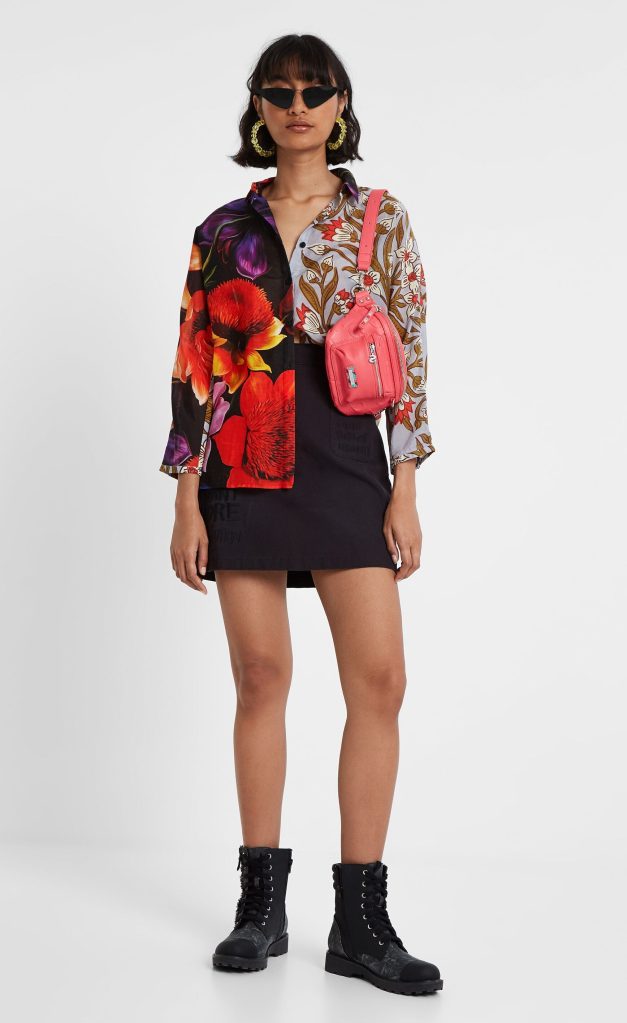 Desigual COPENHAGEN asymmetrical blouse by Christian Lacroix. FW2019