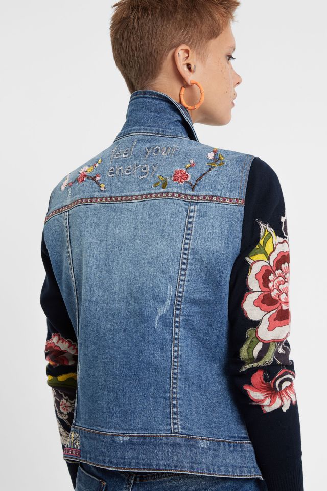 Desigual HURRA exotic denim jacket FW2019.