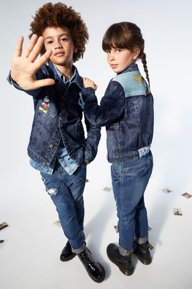 Desigual kids MICKEY MOUSE denim jacket FW2019