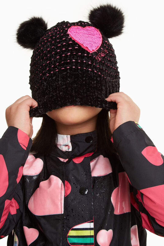 Desigual kids POMO knitted hat