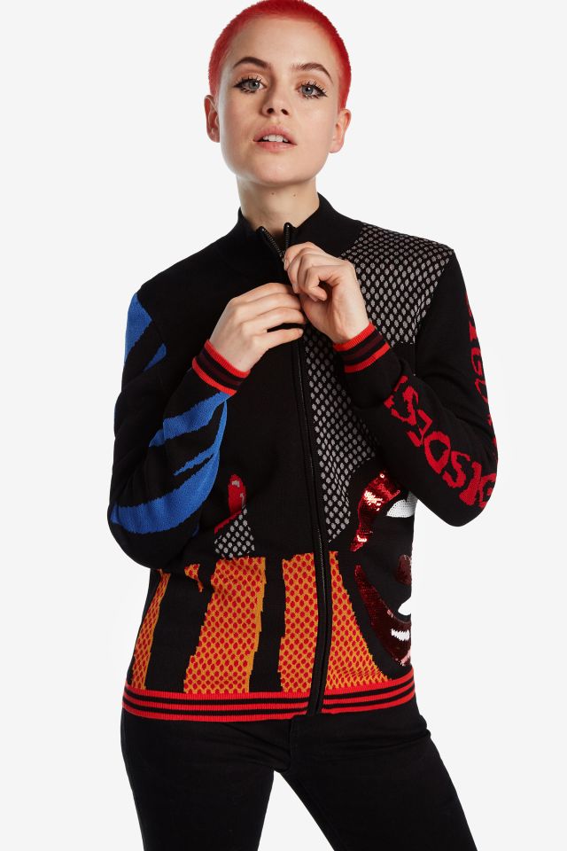 Desigual NY LIPS jacket FW2019.