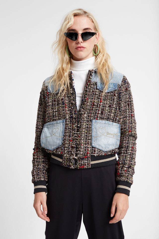 Desigual VALAIS boucle varsity jacket FW2019