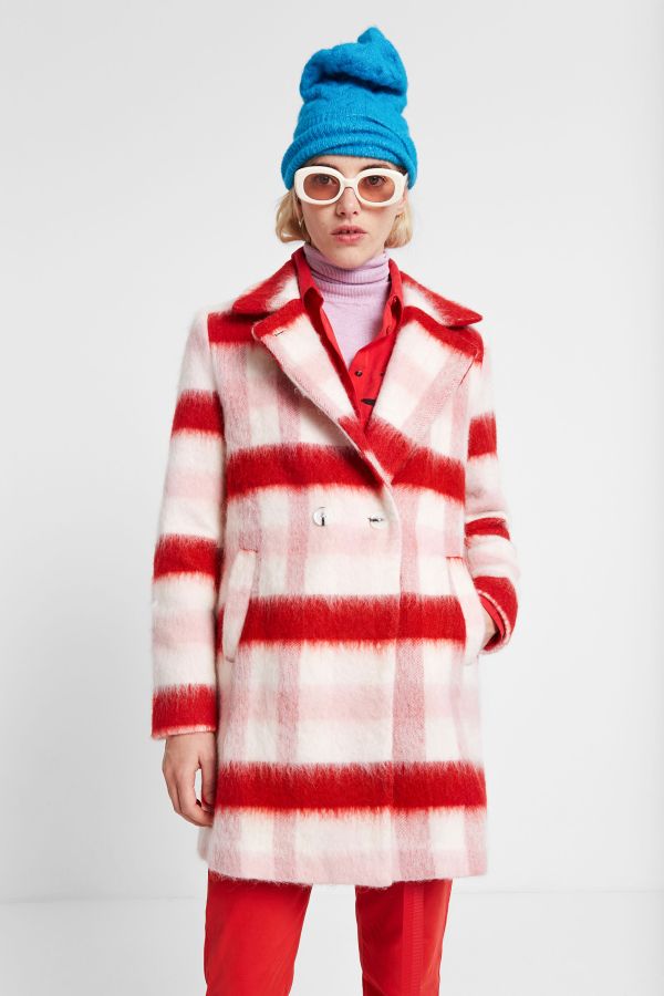 Desigual NORA double-breasted wool coat FW2019