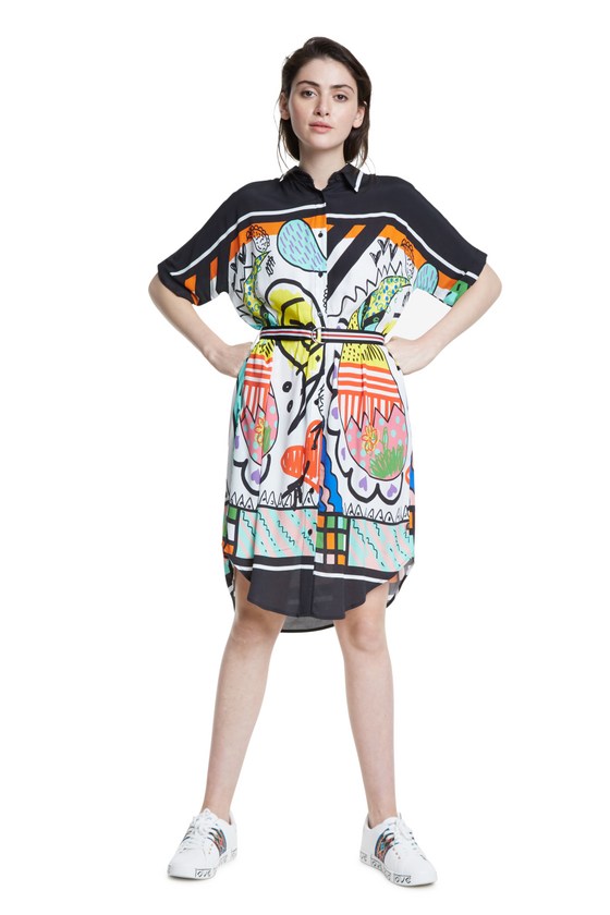 Desigual ARTY dress Made in Morocco SS2020