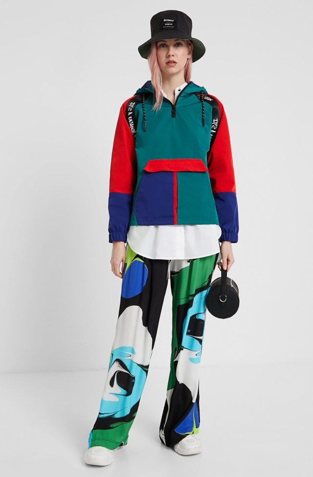 Desigual GWEN urban waterproof rain jacket SS2020.