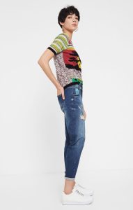 The Desigual LENNON jeans match the Carson denim jacket