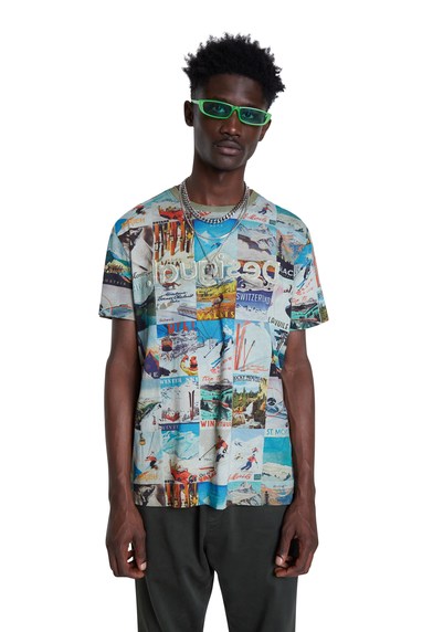 Desigual BRAD cotton ski T-shirt FW2020