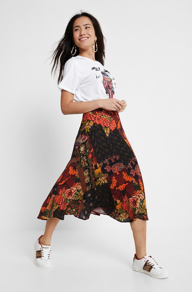 Desigual ALBURY midi skirt by Christian Lacroix FW2020