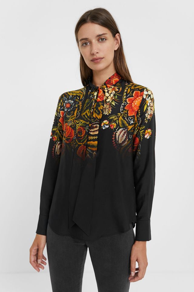 Desigual LAUREN silk blouse by Christian Lacroix FW2020