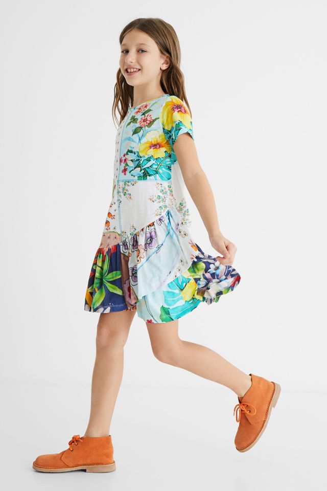 Desigual kids floral dress Summer 2021