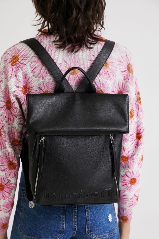 Desigual NERANO black urban backpack with pockets