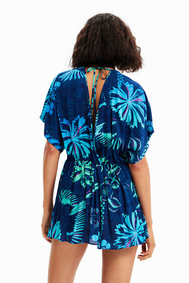 Desigual KO SAMUI tropical tunic dress from Spring-Summer 2023 collection now at Angel Vancouver Canada