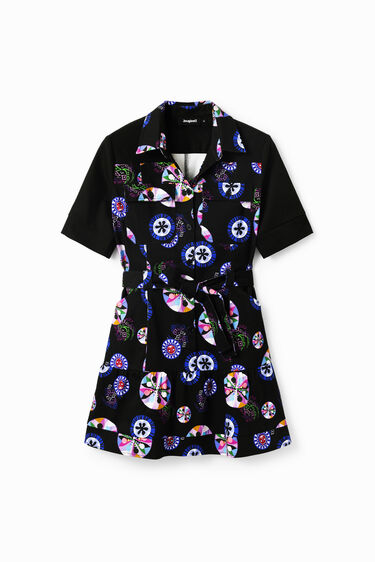 Desigual "Sina" cotton shirtdress by Christian Lacroix Spring 2023 collection