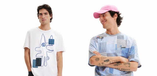 The Desigual Summer 2023 collection for men is on sale 20% off at Angel in Vancouver Canada