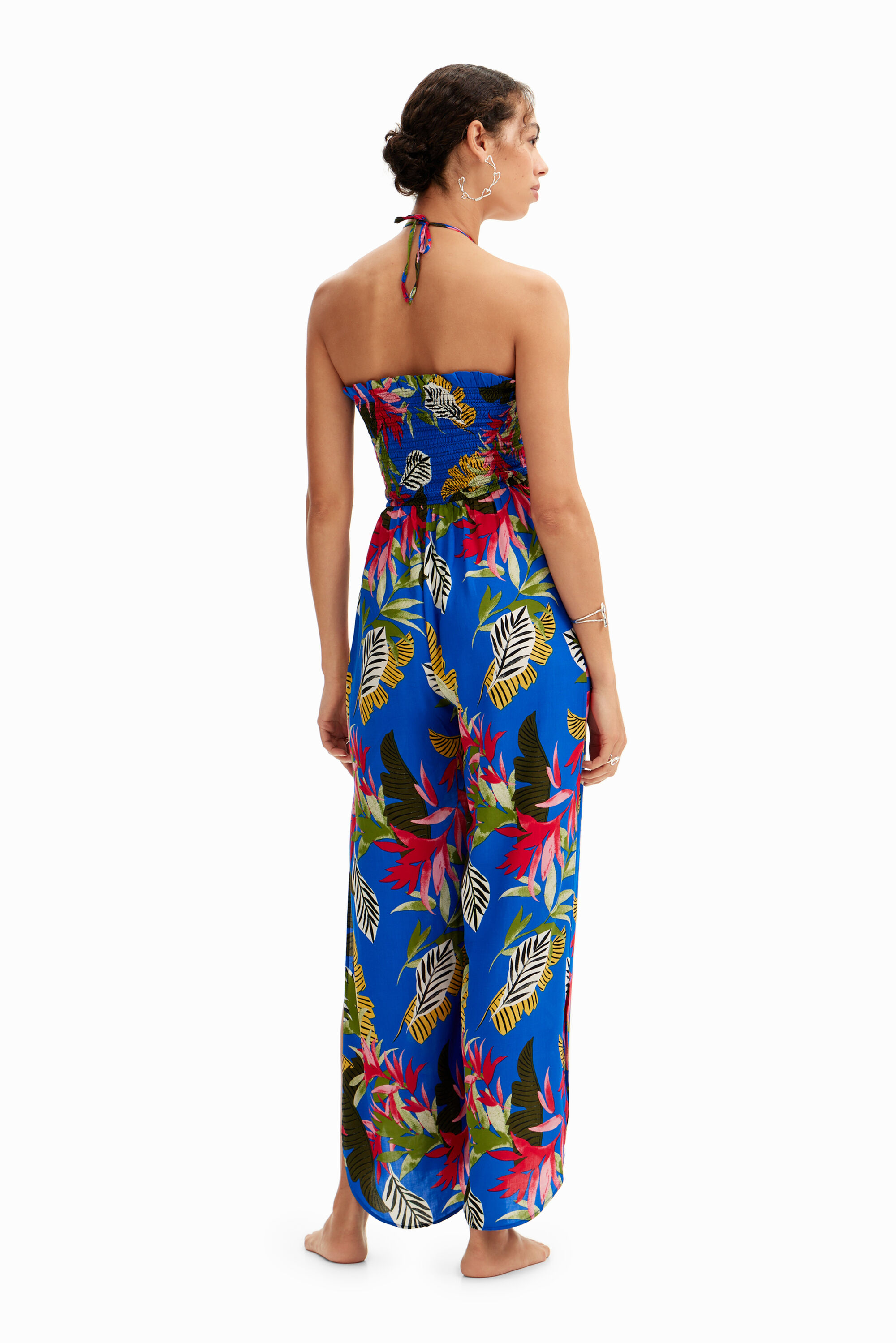 Desigual TROPICAL PARTY viscose jumpsuit made in Spain SS2024 collection Vancouver Canada