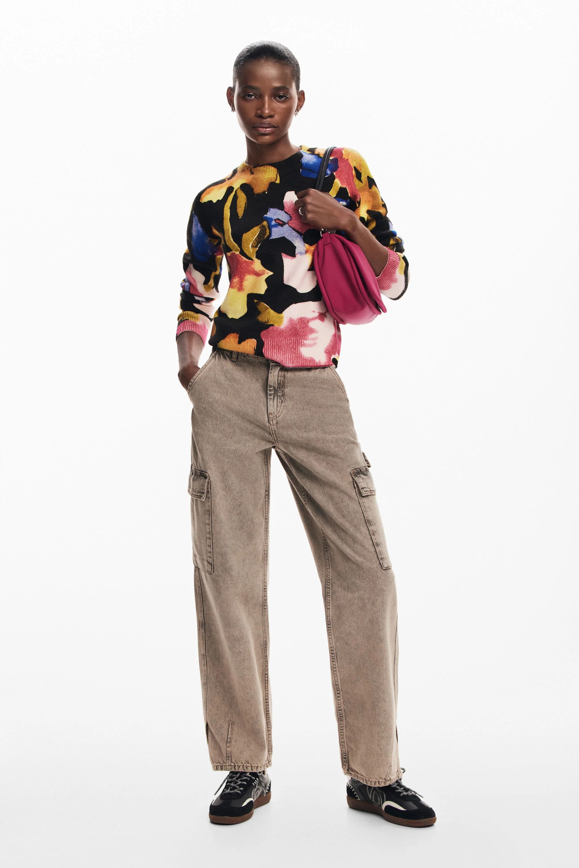 Desigual ABBOTSFORD arty floral sweater FW2024