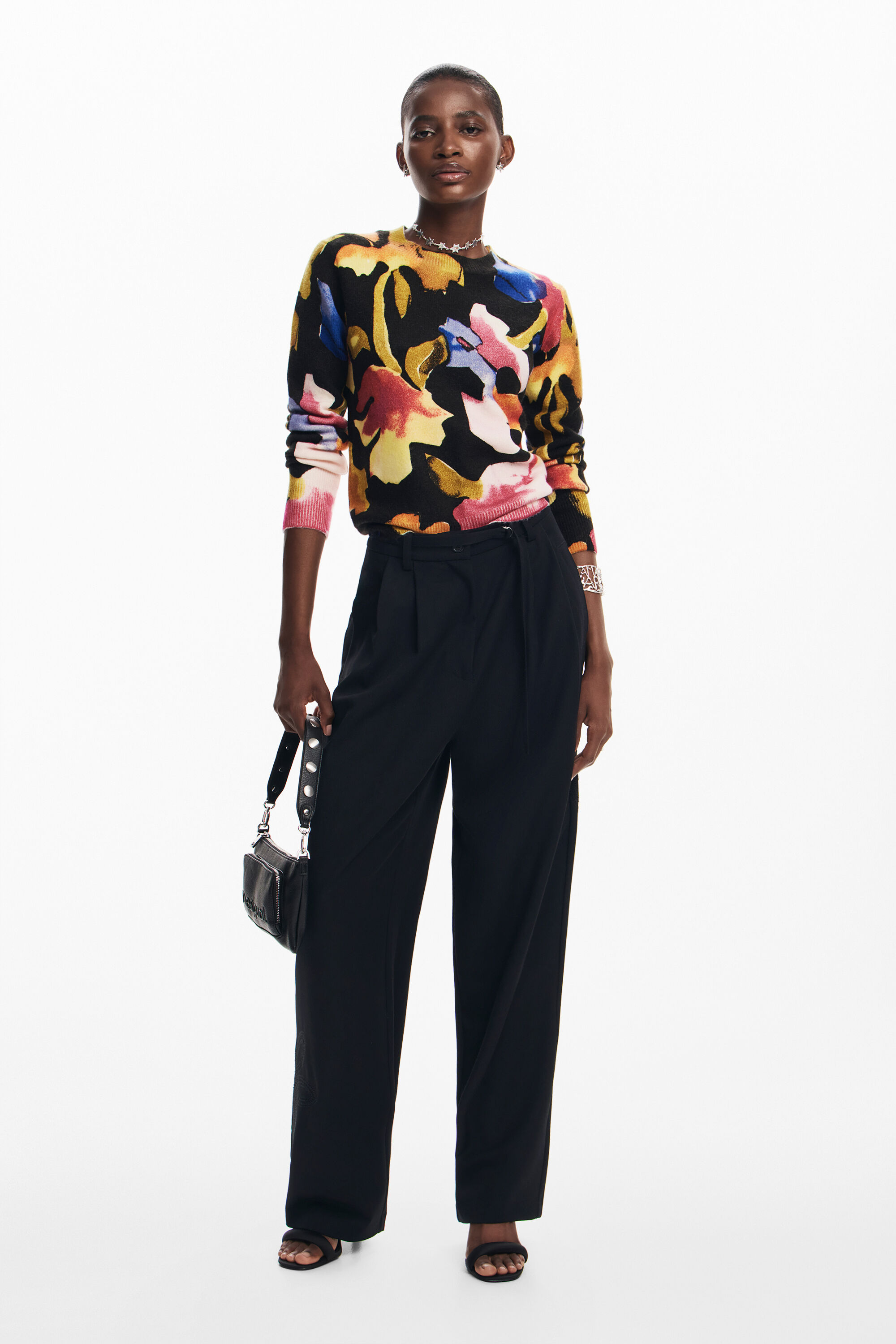 Desigual ABBOTSFORD arty floral sweater FW2024
