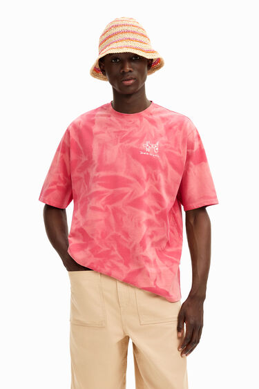 Desigual ARMANDO pink cotton T-shirt Fall 2024