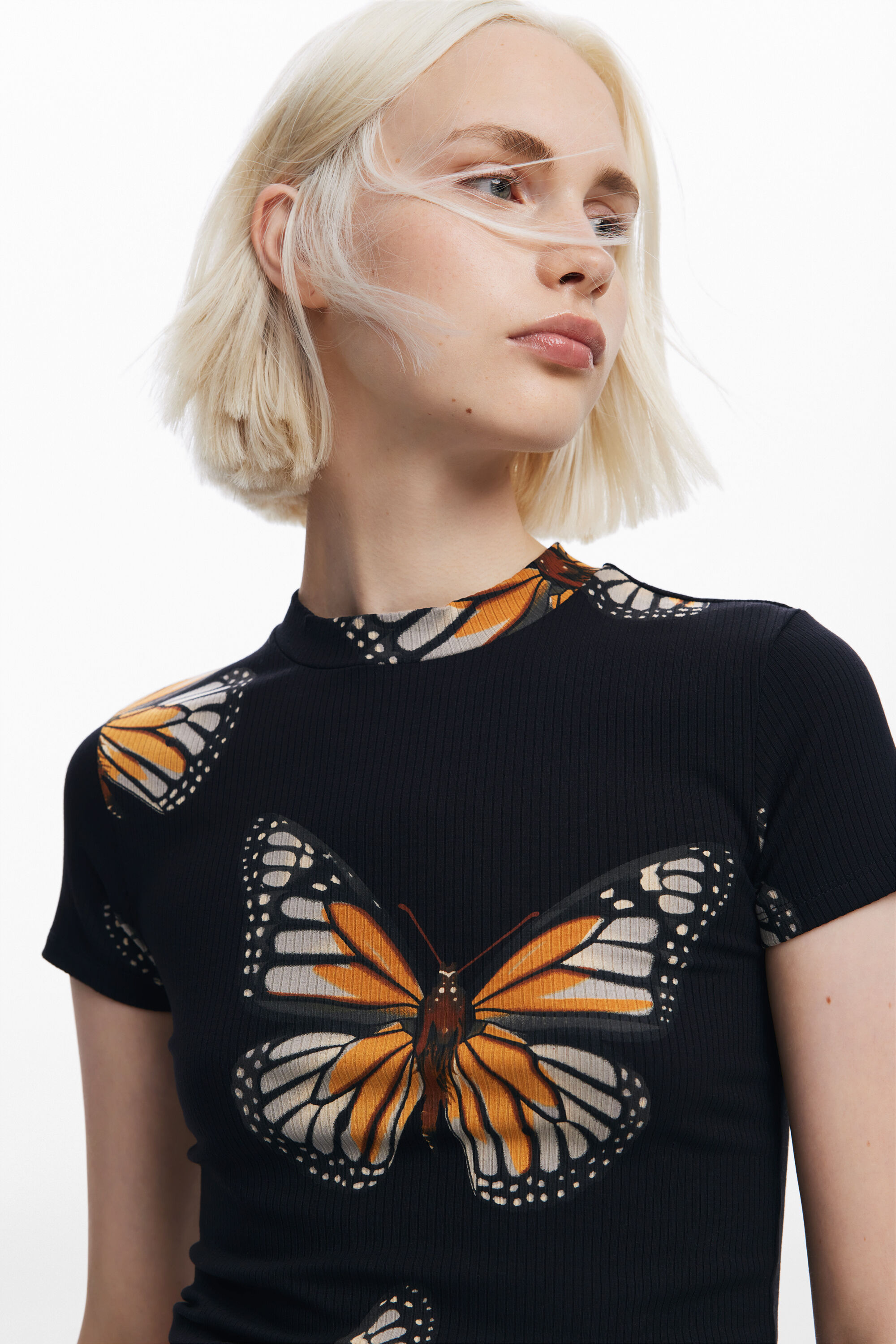 Desigual CROISE butterfly T-shirt FW2024