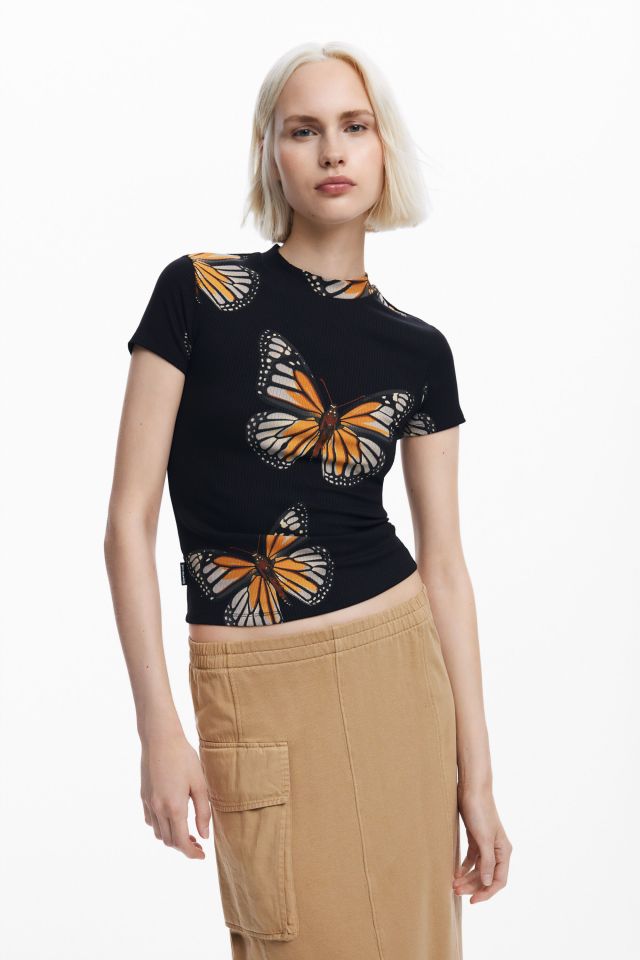 Desigual CROISE butterfly T-shirt FW2024