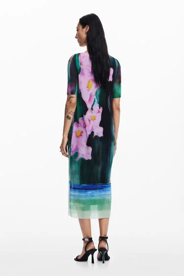 Desigual floral midi dress Fall-Winter 2024 Collection